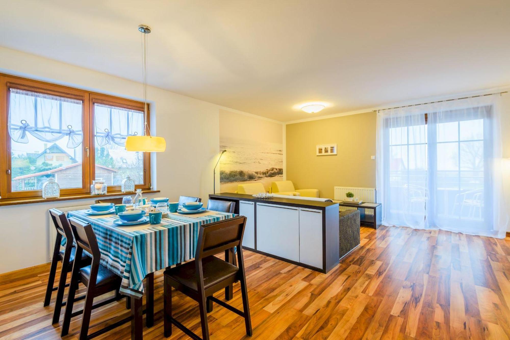 Apartamenty Mierzeja - Willa Turkusowa, Kąty Rybackie Buitenkant foto