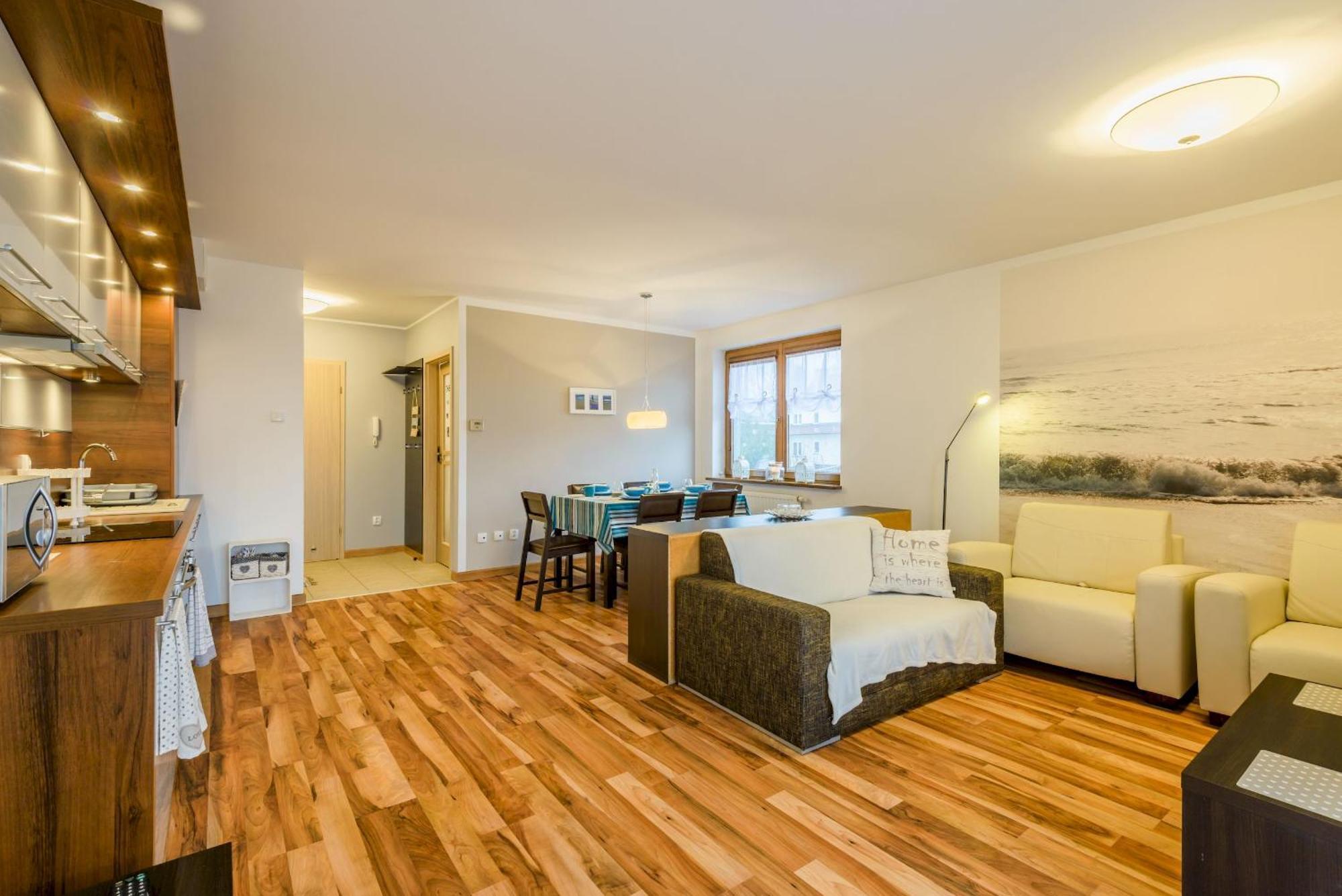 Apartamenty Mierzeja - Willa Turkusowa, Kąty Rybackie Buitenkant foto