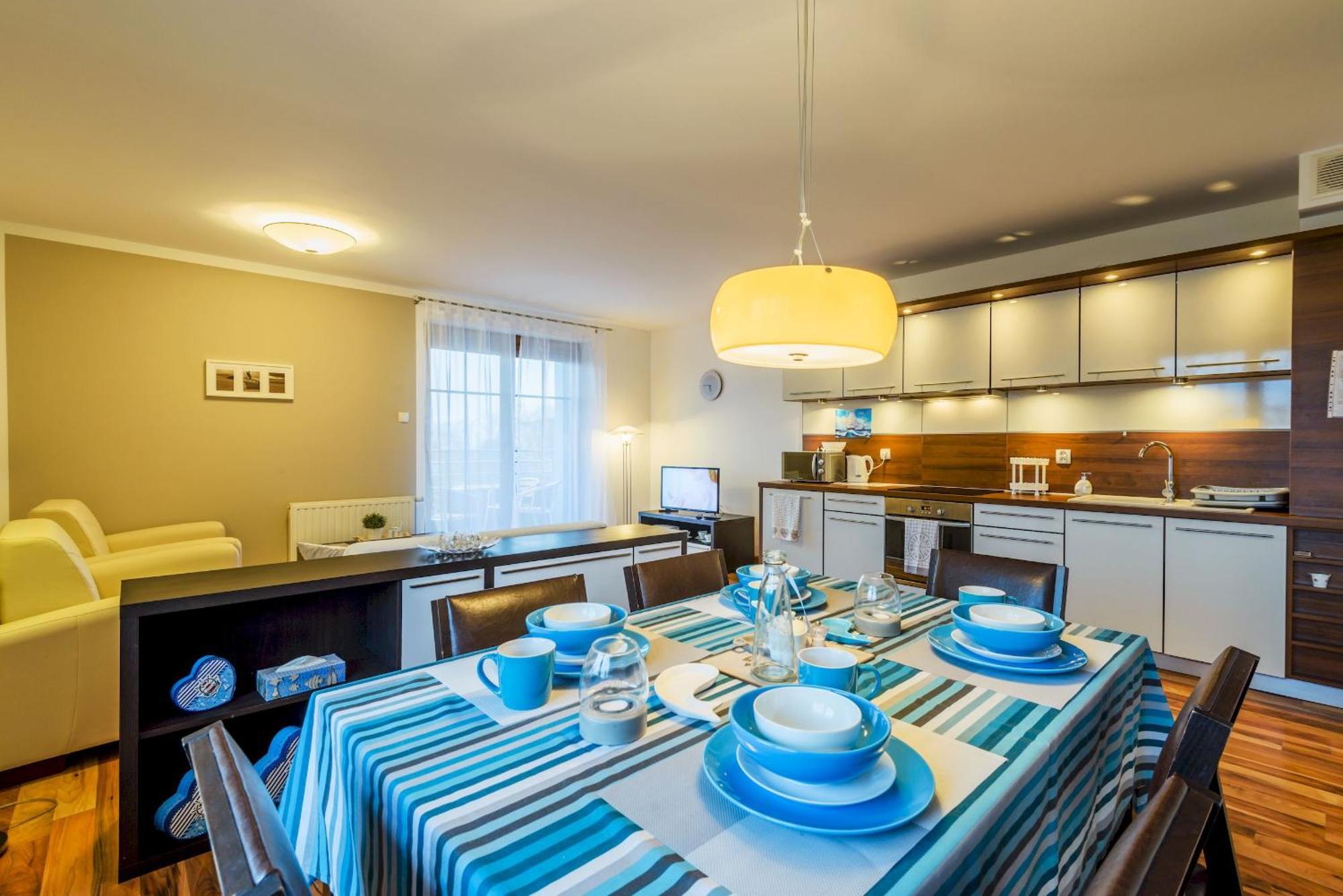 Apartamenty Mierzeja - Willa Turkusowa, Kąty Rybackie Buitenkant foto
